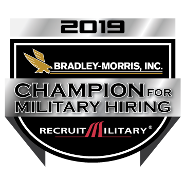 BMI Champion for military hiring badge