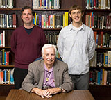 Dr. McKinney with two fellows